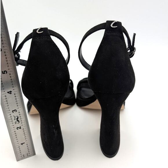 Circus NY Holmes Ankle Strap Block Heeled Sandal Women's Black Size US6 EU37 - Picture 4 of 10